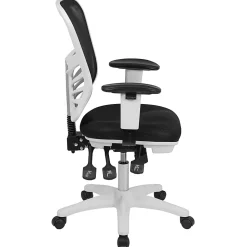 Flash Furniture Ergonomic Mesh Mid-Back Executive Office Chair, Black/White