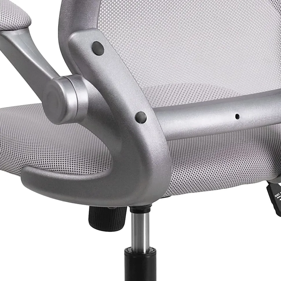 Flash Furniture Ergonomic Mesh Mid-Back Task Chair, Gray