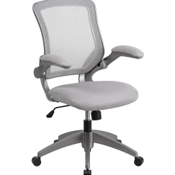 Flash Furniture Ergonomic Mesh Mid-Back Task Chair, Gray