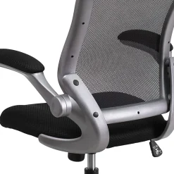 Flash Furniture Ergonomic Mesh Mid-Back Task Chair, Black