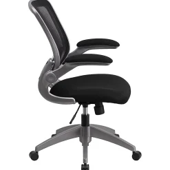Flash Furniture Ergonomic Mesh Mid-Back Task Chair, Black