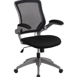 Flash Furniture Ergonomic Mesh Mid-Back Task Chair, Black