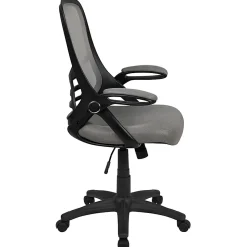 Flash Furniture Ergonomic Mesh High-Back Office Chair, Light Gray