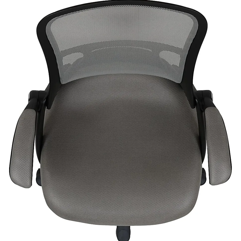 Flash Furniture Ergonomic Mesh High-Back Office Chair, Light Gray