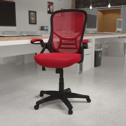 Flash Furniture Ergonomic Mesh High-Back Office Chair, Red