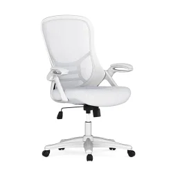 Flash Furniture Ergonomic Mesh High-Back Office Chair, White