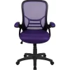 Flash Furniture Ergonomic Mesh Mid-Back Executive Office Chair, Gray/White
