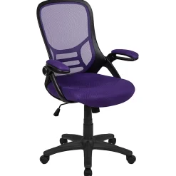 Flash Furniture Ergonomic Mesh Mid-Back Executive Office Chair, Gray/White