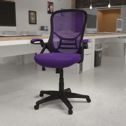 Flash Furniture Ergonomic Mesh Mid-Back Executive Office Chair, Gray/White