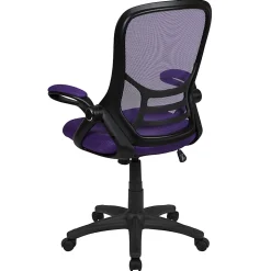 Flash Furniture Ergonomic Mesh Mid-Back Executive Office Chair, Gray/White