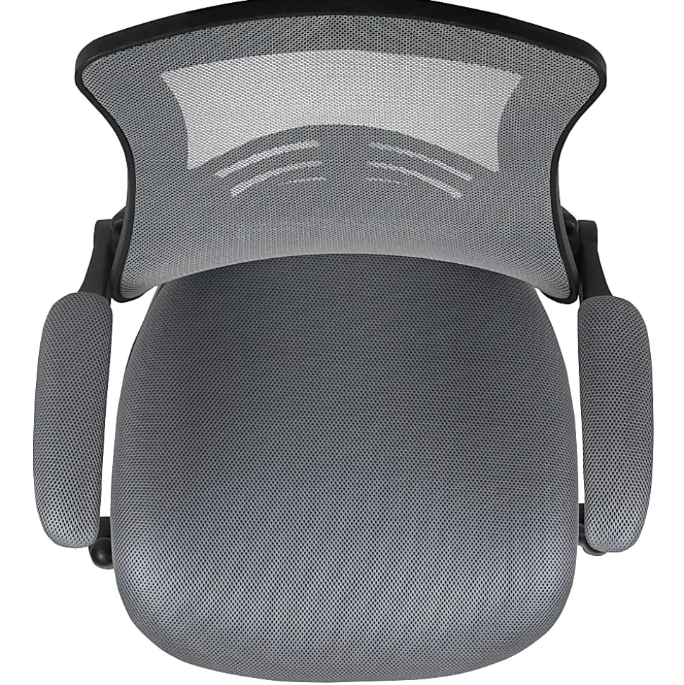 Flash Furniture Ergonomic Mid-Back Mesh Drafting Chair, Gray