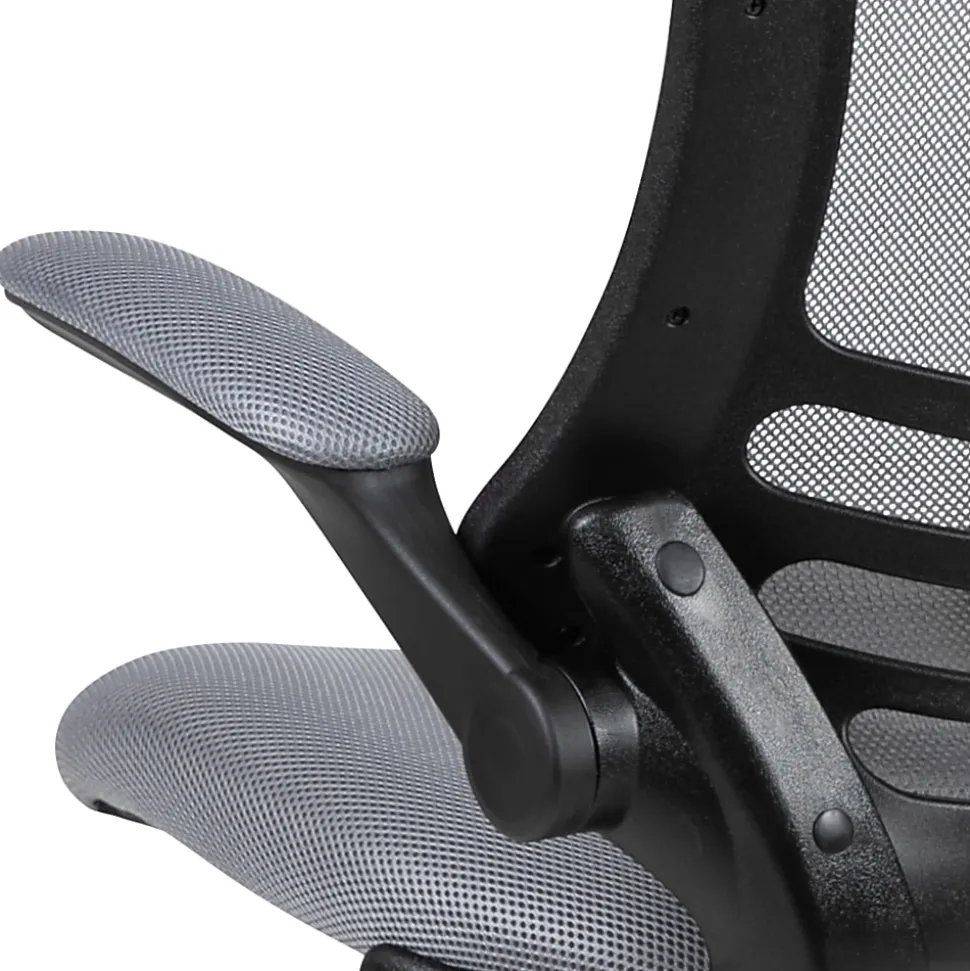 Flash Furniture Ergonomic Mid-Back Mesh Drafting Chair, Gray