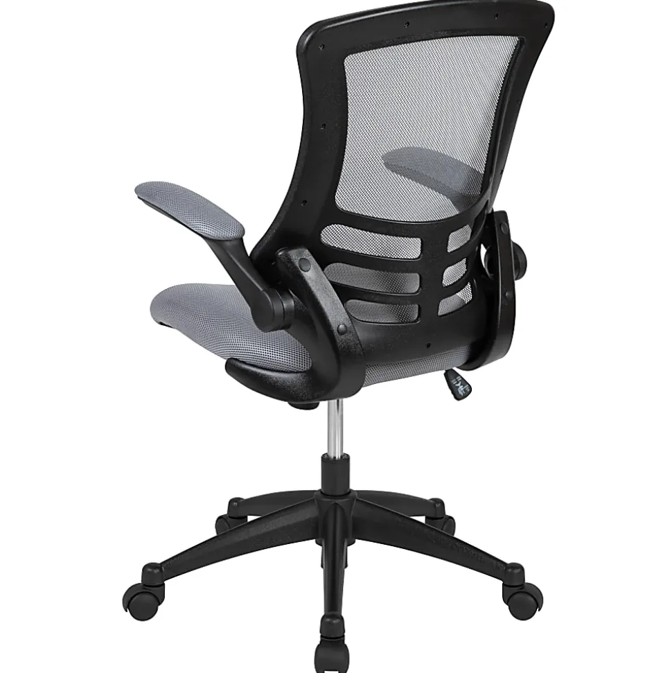 Flash Furniture Ergonomic Mid-Back Mesh Drafting Chair, Gray