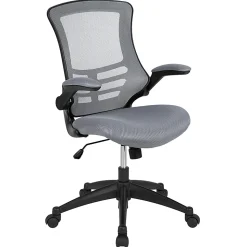 Flash Furniture Ergonomic Mid-Back Mesh Drafting Chair, Gray