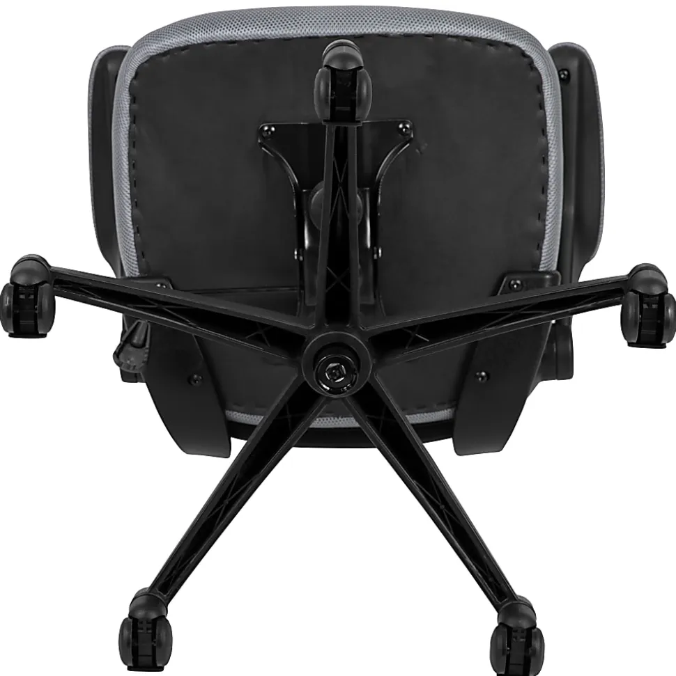 Flash Furniture Ergonomic Mid-Back Mesh Drafting Chair, Gray