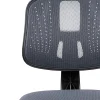 Flash Furniture Flash Fundamentals Mesh Mid-Back Swivel Task Office Chair With Pivot Back, Gray/Black