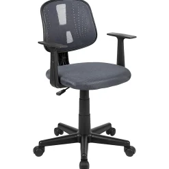 Flash Furniture Flash Fundamentals Mesh Low/Mid-Back Task Chair, Gray