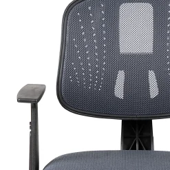 Flash Furniture Flash Fundamentals Mesh Low/Mid-Back Task Chair, Gray