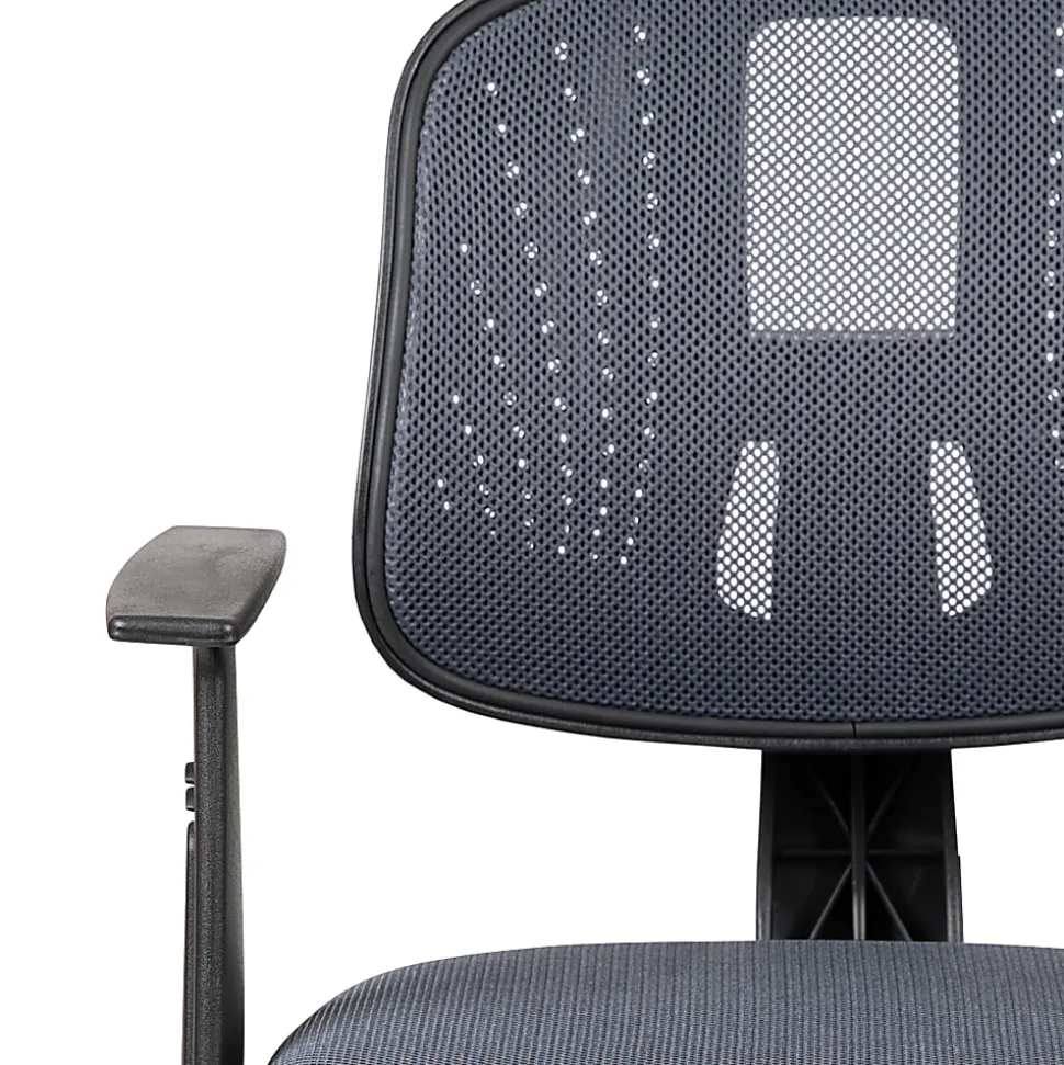 Flash Furniture Flash Fundamentals Mesh Low/Mid-Back Task Chair, Gray