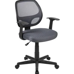Flash Furniture Flash Fundamentals Mesh Mid-Back Task Chair, Gray