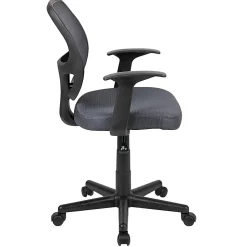 Flash Furniture Flash Fundamentals Mesh Mid-Back Task Chair, Gray