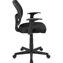 Flash Furniture Flash Fundamentals Mesh Mid-Back Task Chair, Black