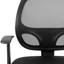 Flash Furniture Flash Fundamentals Mesh Mid-Back Task Chair, Black