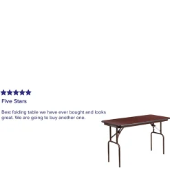 Flash Furniture Folding Banquet Table, 30