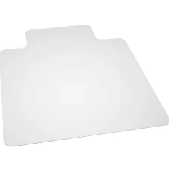 Flash Furniture Hard Floor Chair Mat With Lip, 36" x 48", Clear