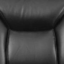 Flash Furniture Hercules Big & Tall Ergonomic LeatherSoft™ Faux Leather Mid-Back Swivel Task Chair With Adjustable Arms, Black