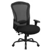 Flash Furniture HERCULES 24-7 Intensive Mesh Big And Tall Multifunction Chair With Synchro Tilt, Black