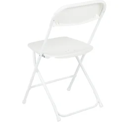 Flash Furniture Hercules Premium Folding Chairs, Set Of 10 Folding Chairs, White
