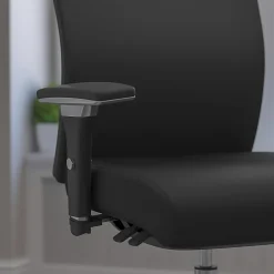 Flash Furniture HERCULES Series 24/7 Intensive-Use Ergonomic High-Back Executive Multifunction Office Chair, Black LeatherSoft/Gray -GOWY85H1