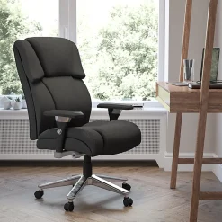 Flash Furniture HERCULES Series 24-7 Intensive Use Big & Tall Office Chair, Black
