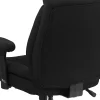 Flash Furniture HERCULES Series Big & Tall 400 lb. Rated Swivel Ergonomic Task Office Chair with Deep Tufted Seating and Adjustable Arms, Black/Chrome