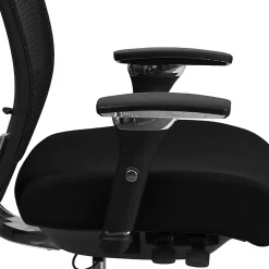 Flash Furniture HERCULES Series 24/7 Intensive-Use Ergonomic High-Back Executive Multifunction Office Chair, Black Fabric/Gray - GOWY85H