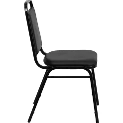 Flash Furniture HERCULES Series Crown-Back Stacking Banquet Chair, Silver/Navy