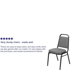 Flash Furniture HERCULES Series Trapezoidal-Back Stacking Banquet Chair With 2-1/2