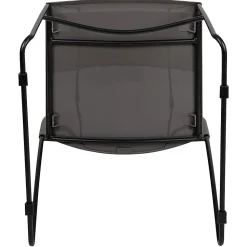 Flash Furniture HERCULES Series Sled-Base Stack Chair With Air-Vent Back, Gray