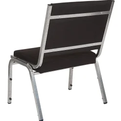 Flash Furniture HERCULES Series 950 lb Rated Antimicrobial Bariatric Medical Reception Chair, Black Fabric