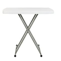 Flash Furniture Indoor/Outdoor Plastic Folding Table, 28-3/4