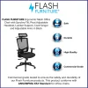 Flash Furniture Layla Ergonomic Mesh High-Back Office Chair, Black