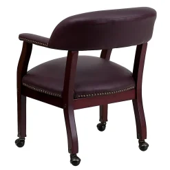Flash Furniture Leathersoft Conference Chairs, Burgundy