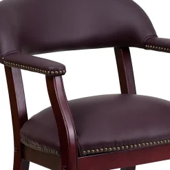 Flash Furniture Leathersoft Conference Chairs, Burgundy