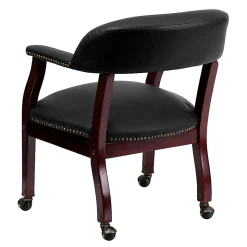 Flash Furniture Leathersoft Conference Chairs, Black