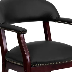 Flash Furniture Leathersoft Conference Chairs, Black