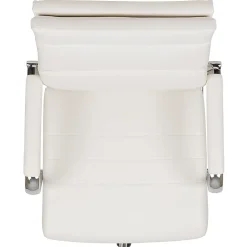 Flash Furniture LeatherSoft™ Faux Leather High-Back Contemporary Executive Office Chair, White