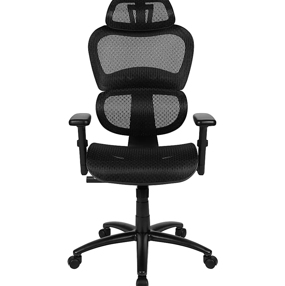 Flash Furniture LO Ergonomic Mesh High-Back Office Chair, Black