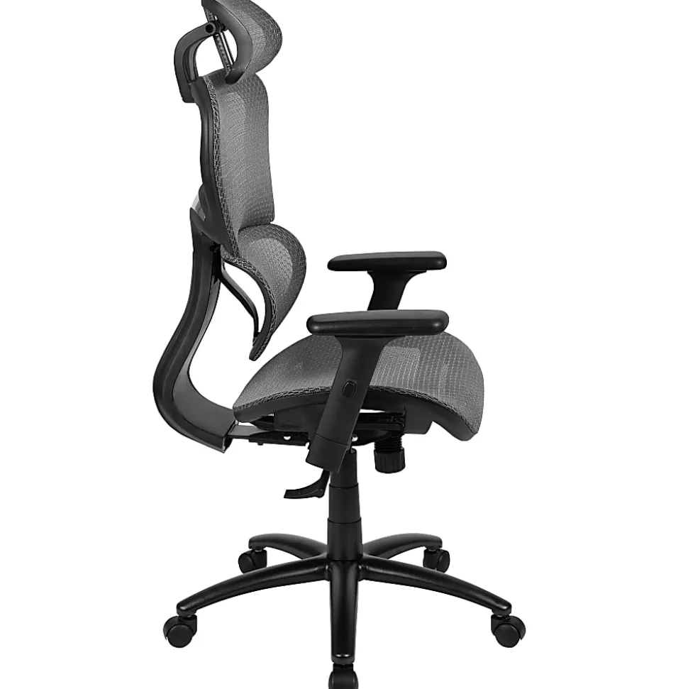 Flash Furniture LO Ergonomic Mesh High-Back Office Chair, Gray