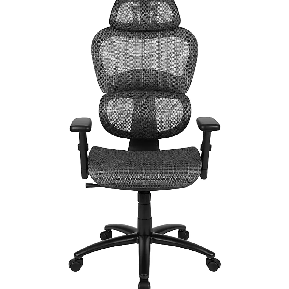 Flash Furniture LO Ergonomic Mesh High-Back Office Chair, Gray